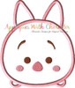Winnie the Pooh Piglet Tsum Tsum Applique Design