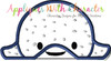 Finding Dory Stingray Peeker Applique Design
