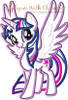 MLP Twilight Unicorn Pony Applique Design