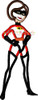 Incredibles2 Elastigirl Applique Embroidery Design