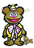 Muppet Baby Fozzie Applique Design