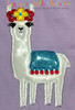 Llama Applique Embroidery Design