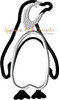 Ocean Penguin Applique Embroidery Design