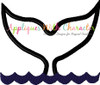 Ocean Whale Tail Applique Design