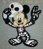 Mr Mouse Skeleton Halloween Applique Design