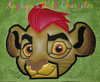 Lion Guard Peeker Applique Embroidery Design
