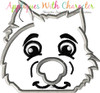 Wombat Peeker Applique Design