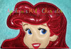 Mermaid Princess Peeker Applique Design