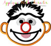 Sesame Street Ernie Applique Embroidery Design