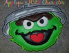 Oscar the Grouch Applique Design