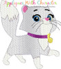 Paw Patrol Callie Cat Sketch Embroidery Design