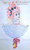 Fancy Nancy Full Body Sketch Embroidery Design