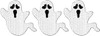 Halloween Ghost Three Sketch Embroidery Design