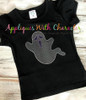 Halloween Ghost Sketch Embroidery Design