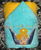 Tinkerbell Peeker with Wings Applique Design