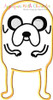 Finn and Jake's Jake Applique Embroidery Design