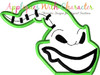 Oogie Boogie Peeker Applique Embroidery Design