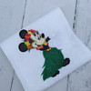 Hula Hawaiian Miss Mouse Applique Design