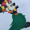 Hula Hawaiian Minnie Mouse Applique Design