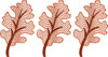 Autumn Leaves Trio Sketch Embroidery Design