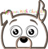 Coco's Dante Dog Peeker Applique Design