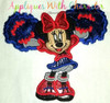 Miss. Mouse Cheerleader Applique Design