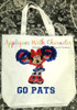 Minnie Mouse Cheerleader Applique Design