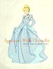 Cindy Princess Sketch Embroidery Design