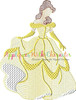 Beauty Bella Full Body Sketch Embroidery