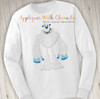 Abominable Snowman Sketch Embroidery Design