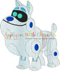 Puppy Friends Arf Sketch Embroidery Design