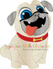 Puppy Dog Pals Rolly Sketch Embroidery Design