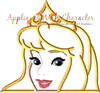 Sleeping Beauty Peeker Applique Design