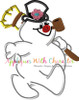 Frosty the Snowman Full Body Applique and Book Saying Set