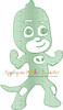 PJ Masks Greg Gekko Sketch Embroidery Design