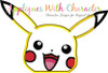 Poke Pikachu Peeker Applique Design