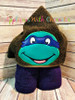 Ninja Turtle Donatello Turtle Peeker Applique Design