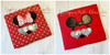 Minnie and Mickey Mouse Heart Glasses Applique Design