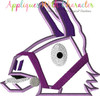 Fortnite Llama Peeker Applique Embroidery Design