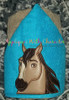 Spirit Horse Peeker Applique Embroidery Design