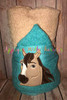 Spirit Horse Peeker Applique Embroidery Design