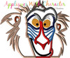 Lion King Rafiki Baboon Peeker Applique Design