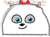 Pets Gidget Peeker Applique Design
