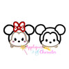 Miss Mouse Tsum Tsum SET   Applique Design