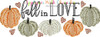 Fall in Love Sketch Embroidery Design