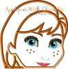 Frozen II Anna Peeker Applique Design