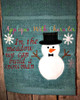 Build a Snowman Applique Embroidery Design