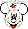 Mr Mouse Cruise Applique Design