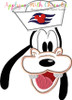 Goofie Cruise Full Face Applique Design