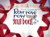 Row Row Row Your Boat Sketch Nursery Rhyme Design